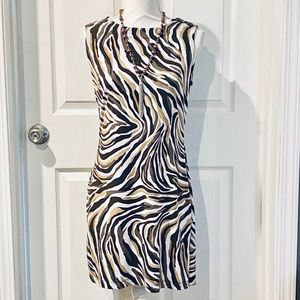 BANANA REPUBLIC Sleeveless Animal Print Dress
